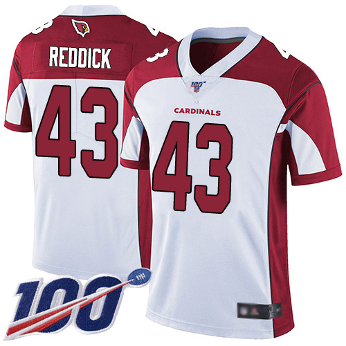 Arizona Cardinals Limited White Men Haason Reddick Road Jersey NFL Football #43 100th Season Vapor Untouchable